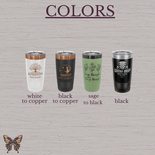 Palm Sunday | Engraved Tumbler