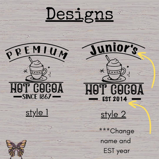 Custom Hot Cocoa Mug – Personalized Laser Engraved