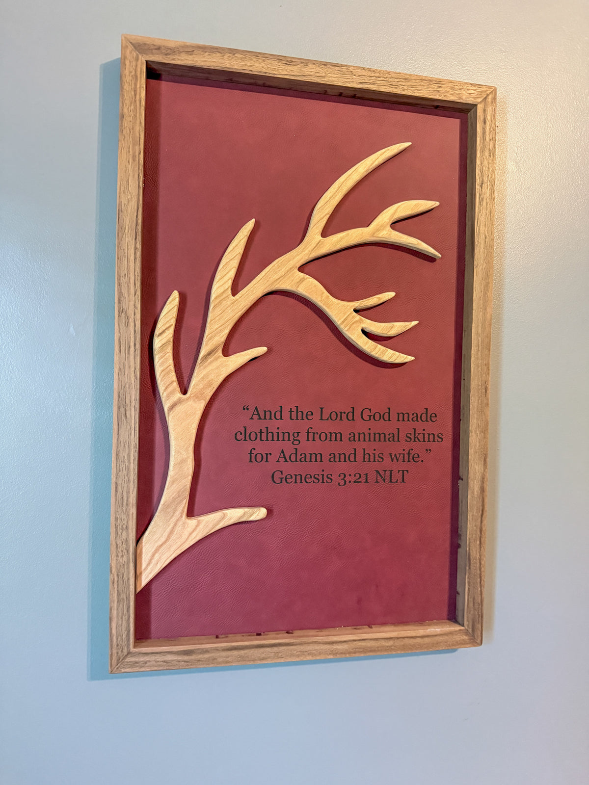God’s Provision| Christian Wall Art | Genesis 3:21 Scripture Decor | Providence Collection
