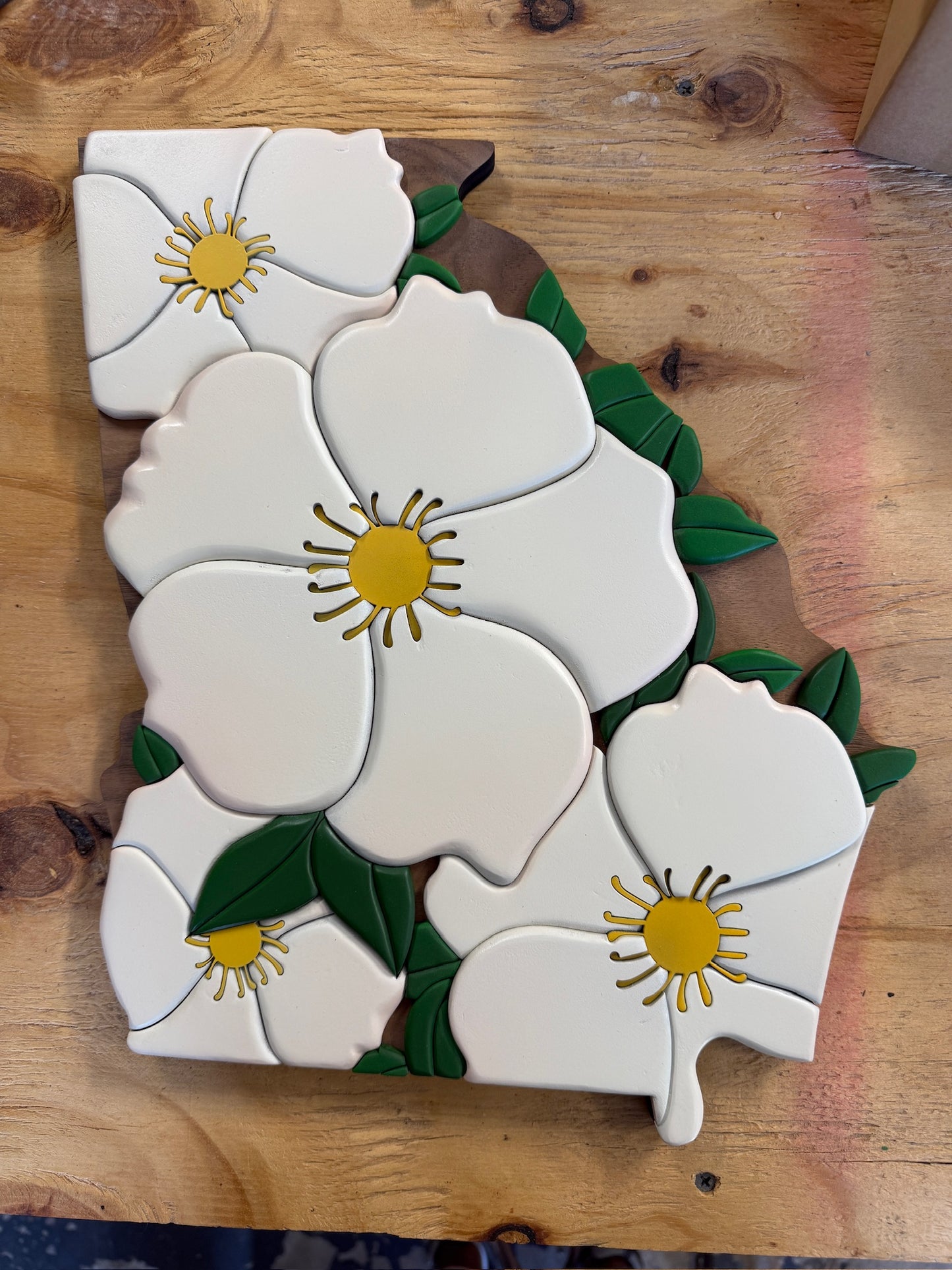 ***Pre-order*** Rooted in Bloom – Georgia Cherokee Rose Wall Art