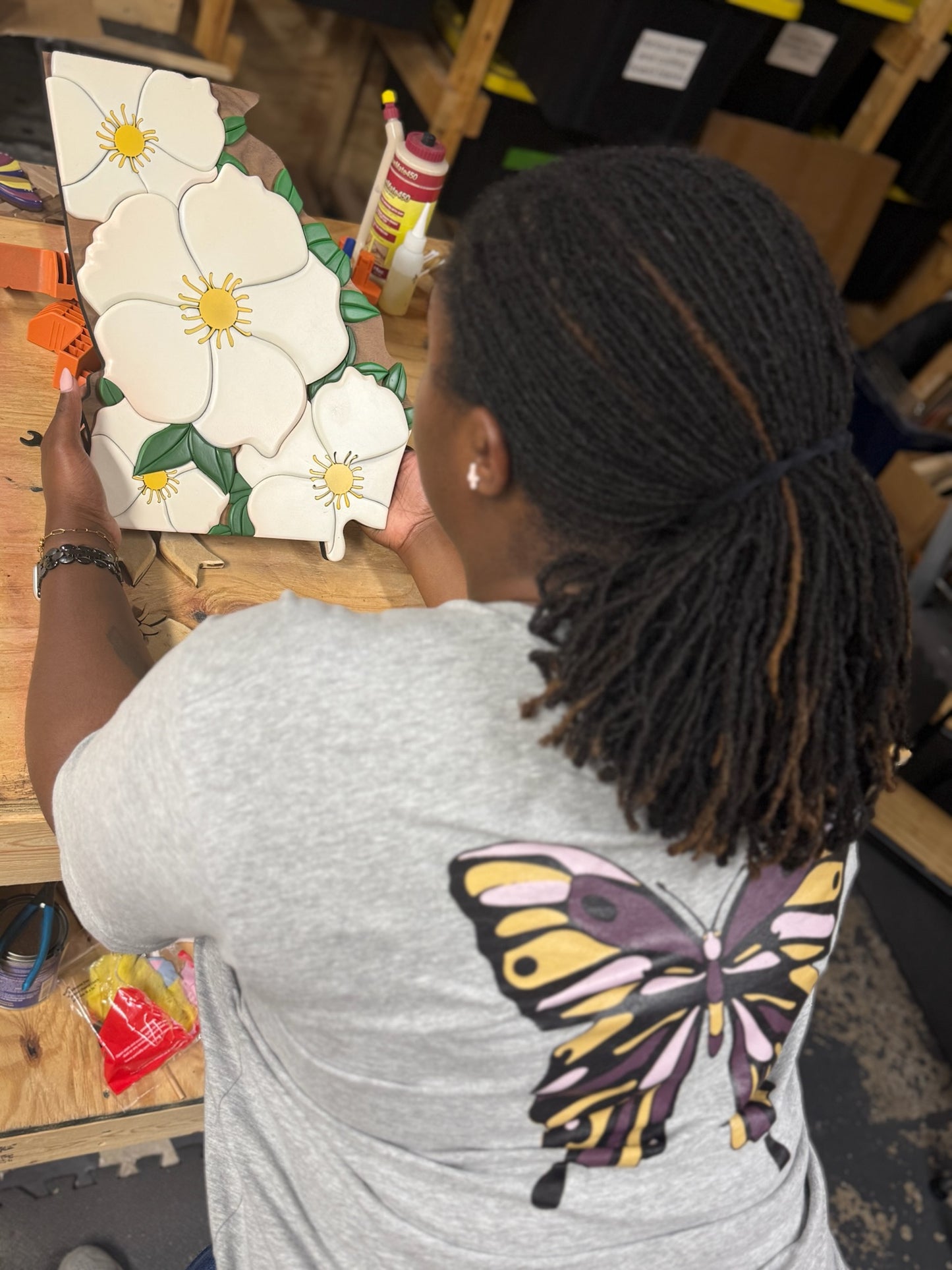 Rooted in Bloom – Georgia Cherokee Rose Wall Art