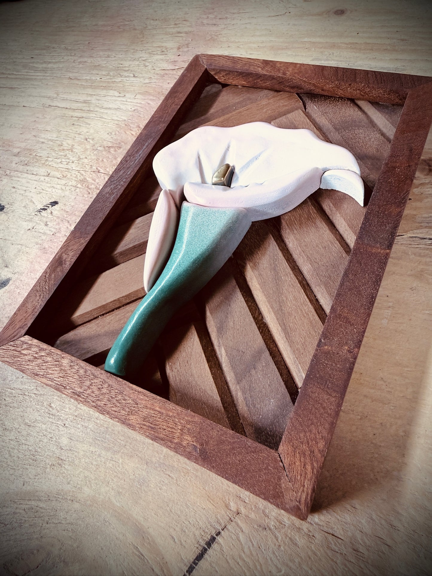 Mini wood art with Lily