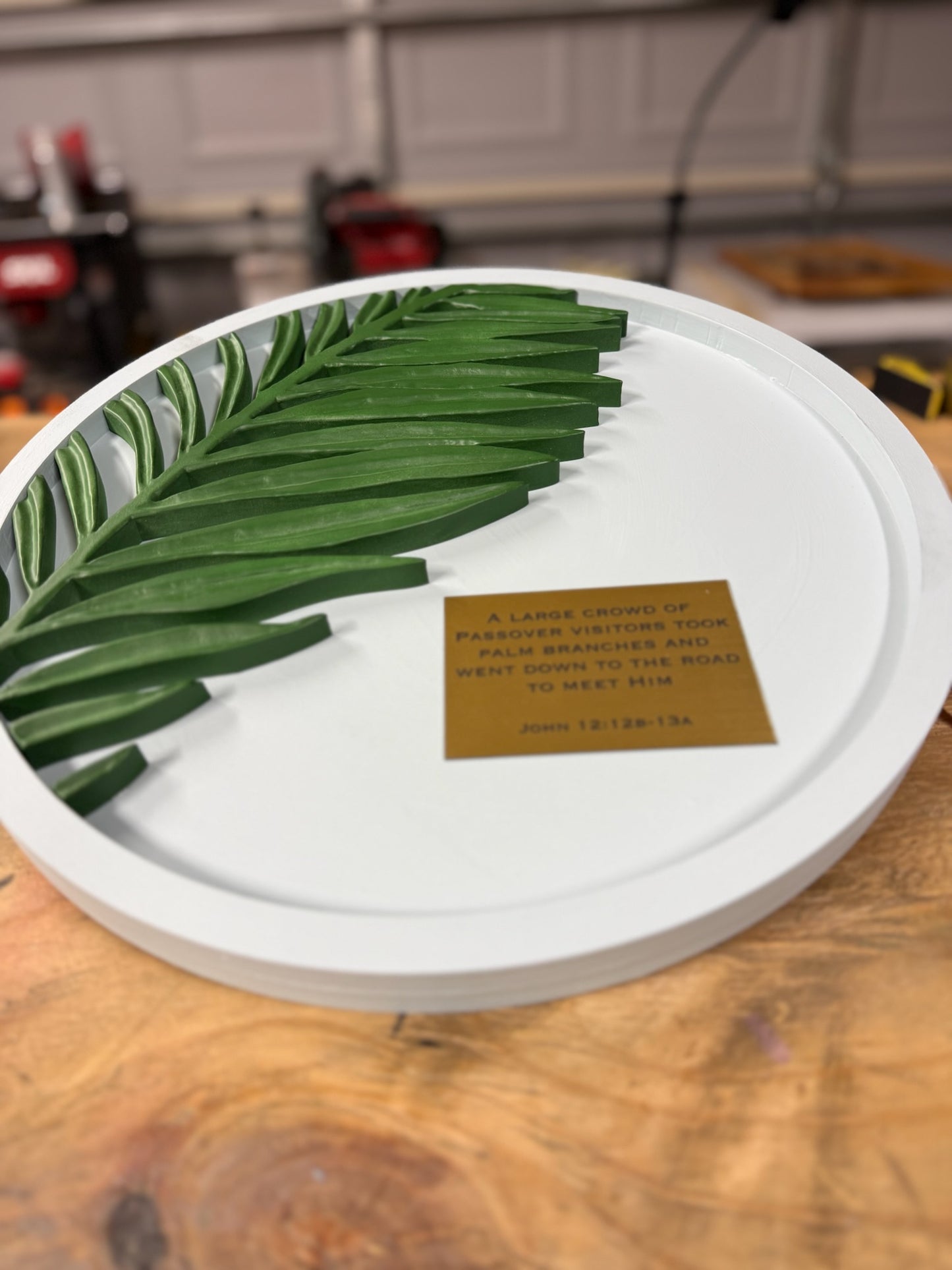 Palm Branch | John 12:12–13 Dimensional Scripture Wall Art