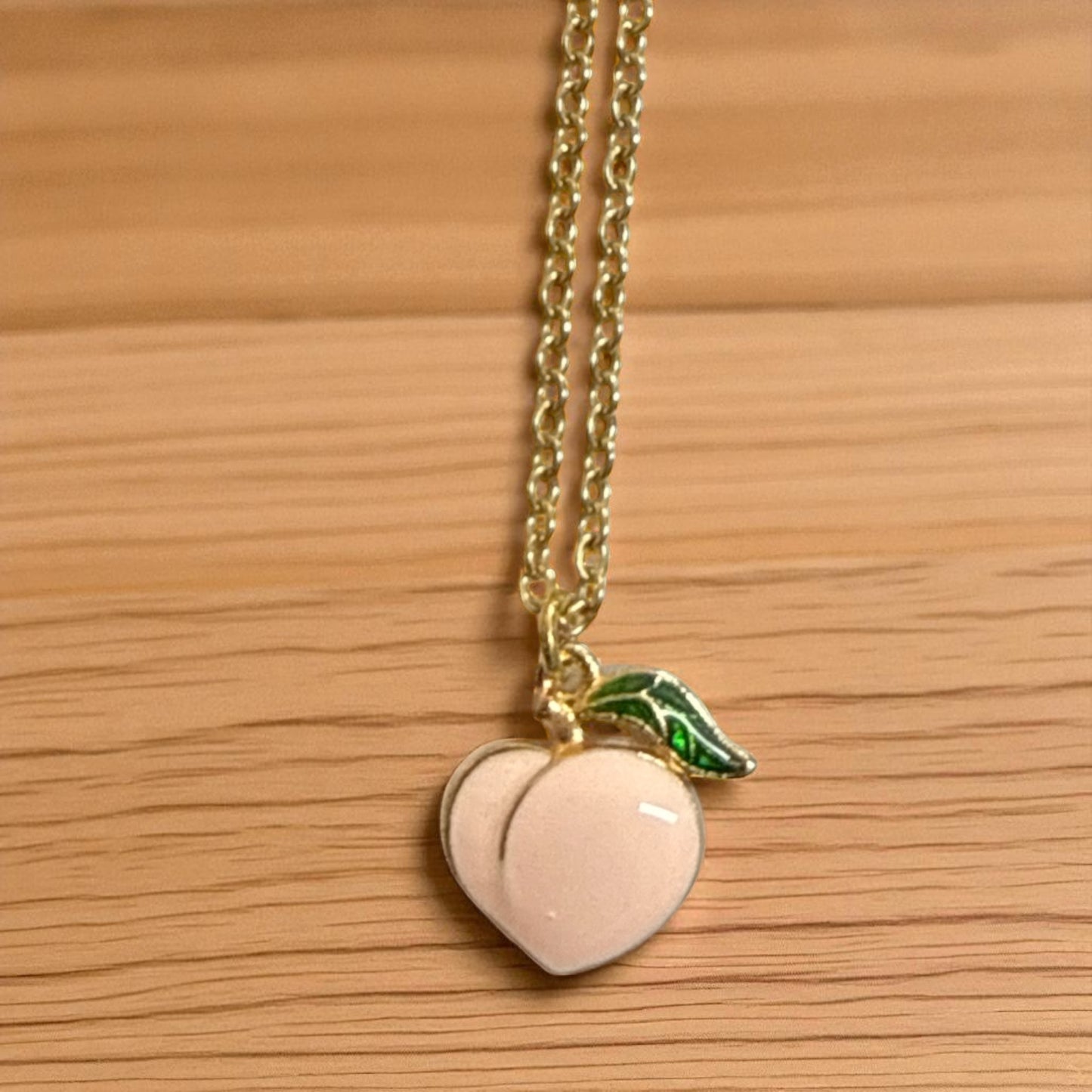 Georgia Peach Charm Necklace