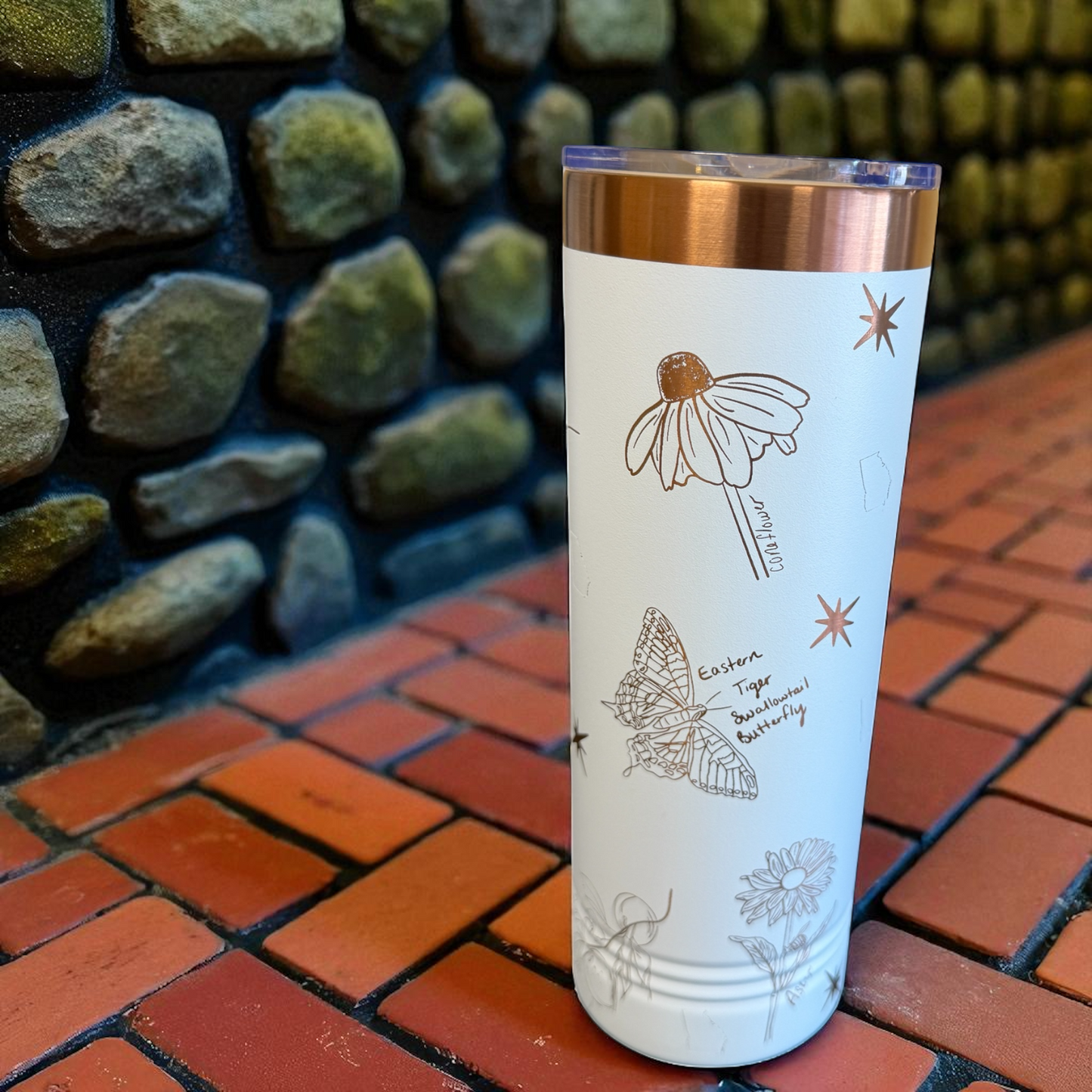 Georgia State Icons Tumbler – 22oz