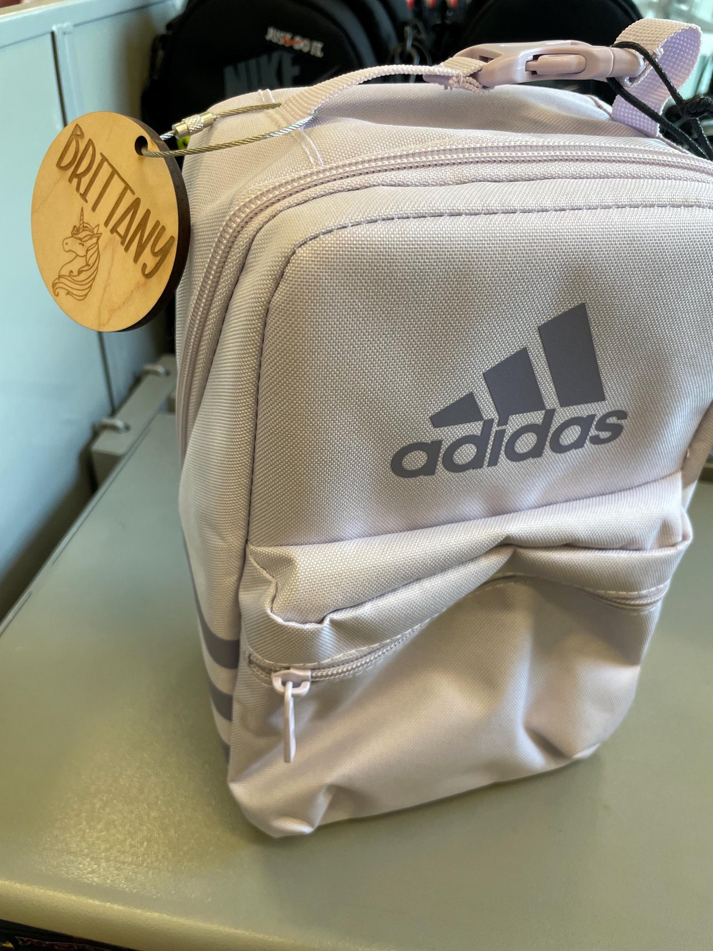 Custom Engraved Wooden Backpack Tag – Personalized Name Tag for Kids, School Bags, and Sports Gear