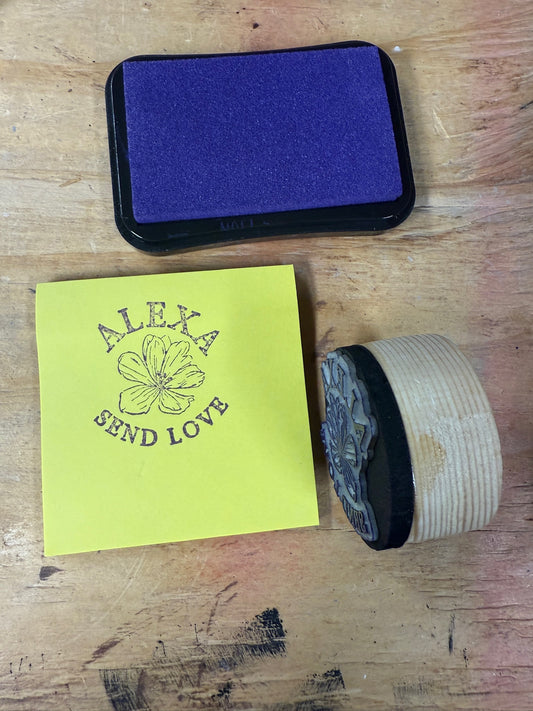 Custom Wood Block Stamp – Made for Small Businesses & Creative Projects