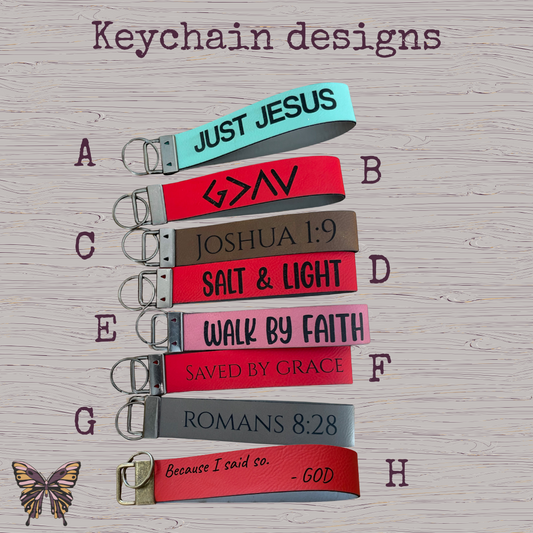 Personalized Christian Keychain – Faith on the Go