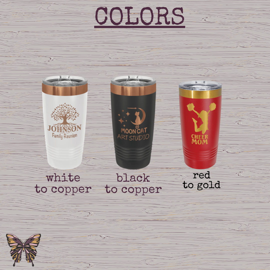 Holy Night Christmas Engraved Tumbler