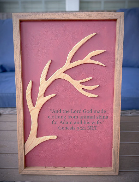 God’s Provision| Christian Wall Art | Genesis 3:21 Scripture Decor | Providence Collection