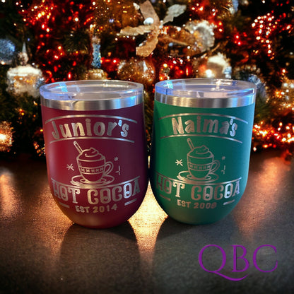 Custom Hot Cocoa Mug – Personalized Laser Engraved