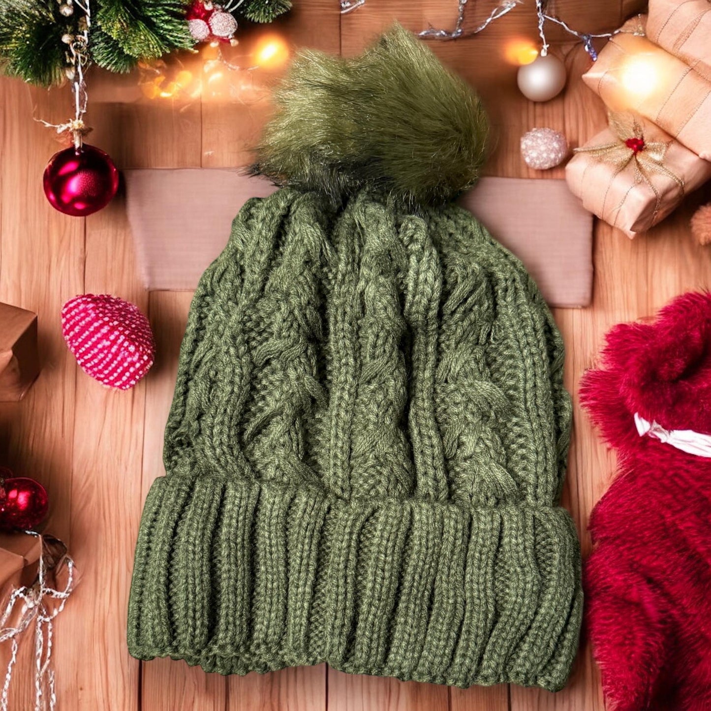 Gorro de invierno personalizado con parche de cuero, gorro promocional para negocios, regalo de Navidad para amigos, regalo para mamá o hermana, gorro de punto.