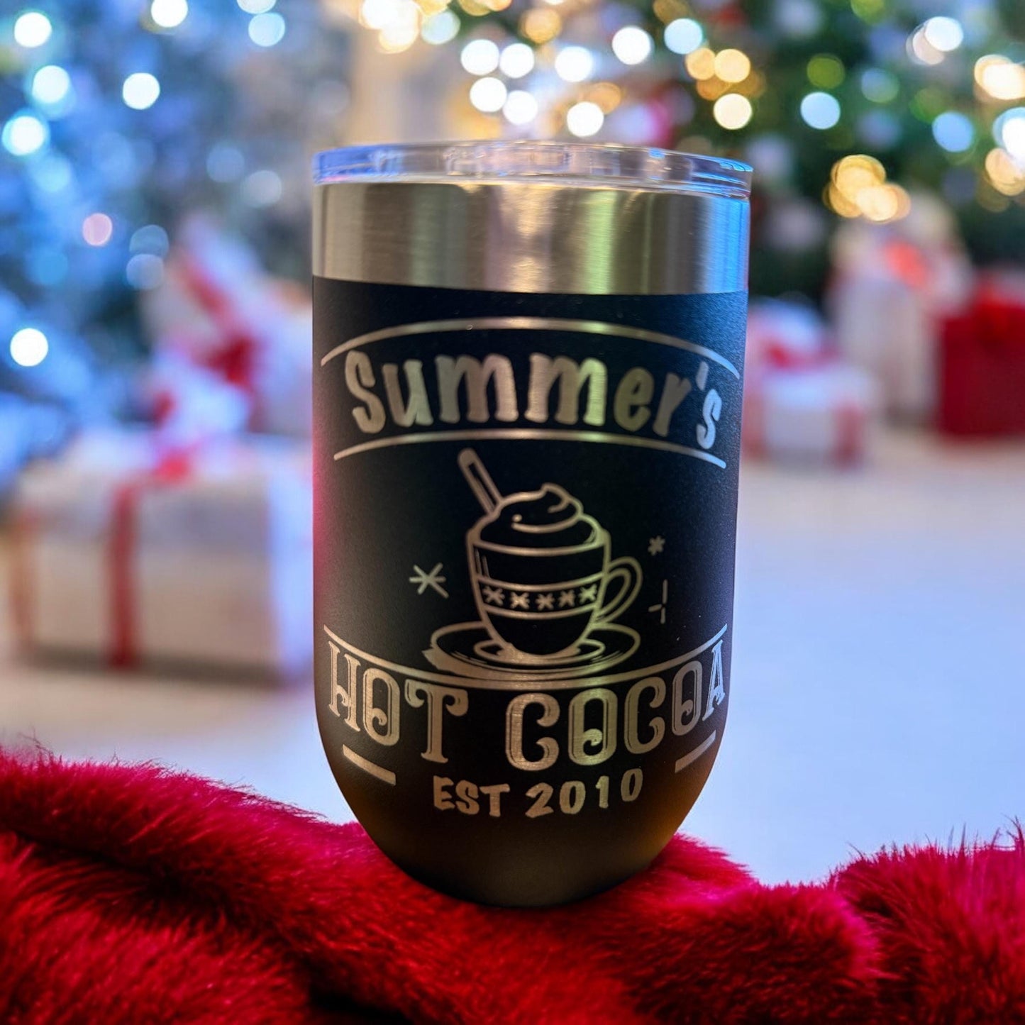 Custom Hot Cocoa Mug – Personalized Laser Engraved