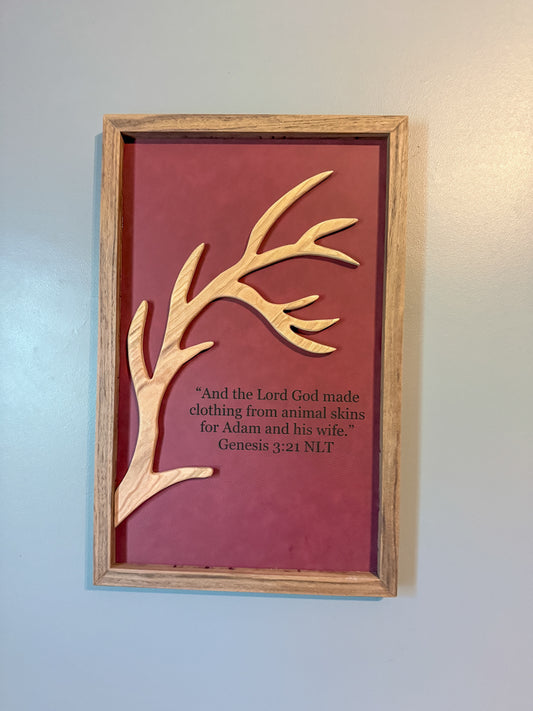 God’s Provision| Christian Wall Art | Genesis 3:21 Scripture Decor | Providence Collection