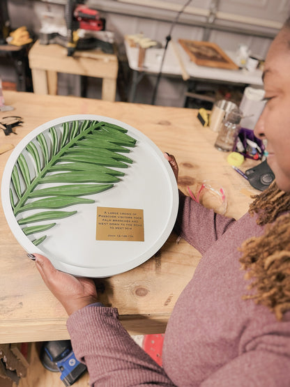 Palm Branch | John 12:12–13 Dimensional Scripture Wall Art