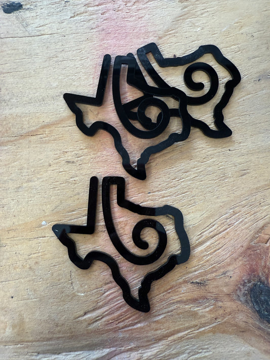 Texas Acrylic Bookmark- Paperclip Style