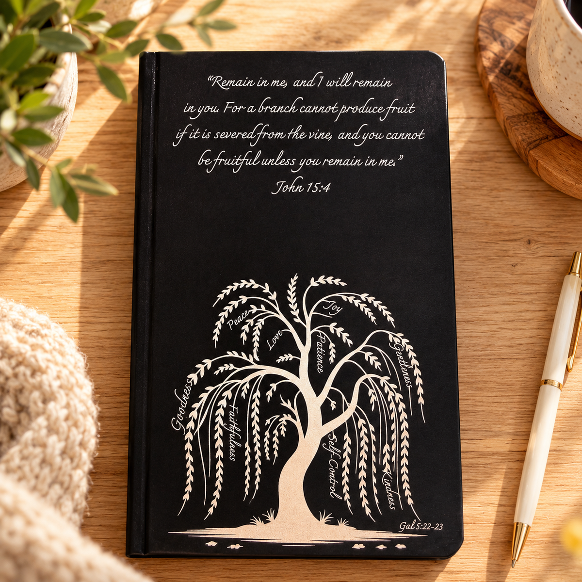 Fruit of the Spirit Engraved Journal – John 15:4