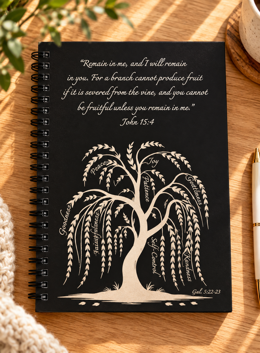 Fruit of the Spirit Engraved Journal – John 15:4