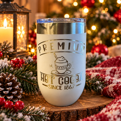 Custom Hot Cocoa Mug – Personalized Laser Engraved