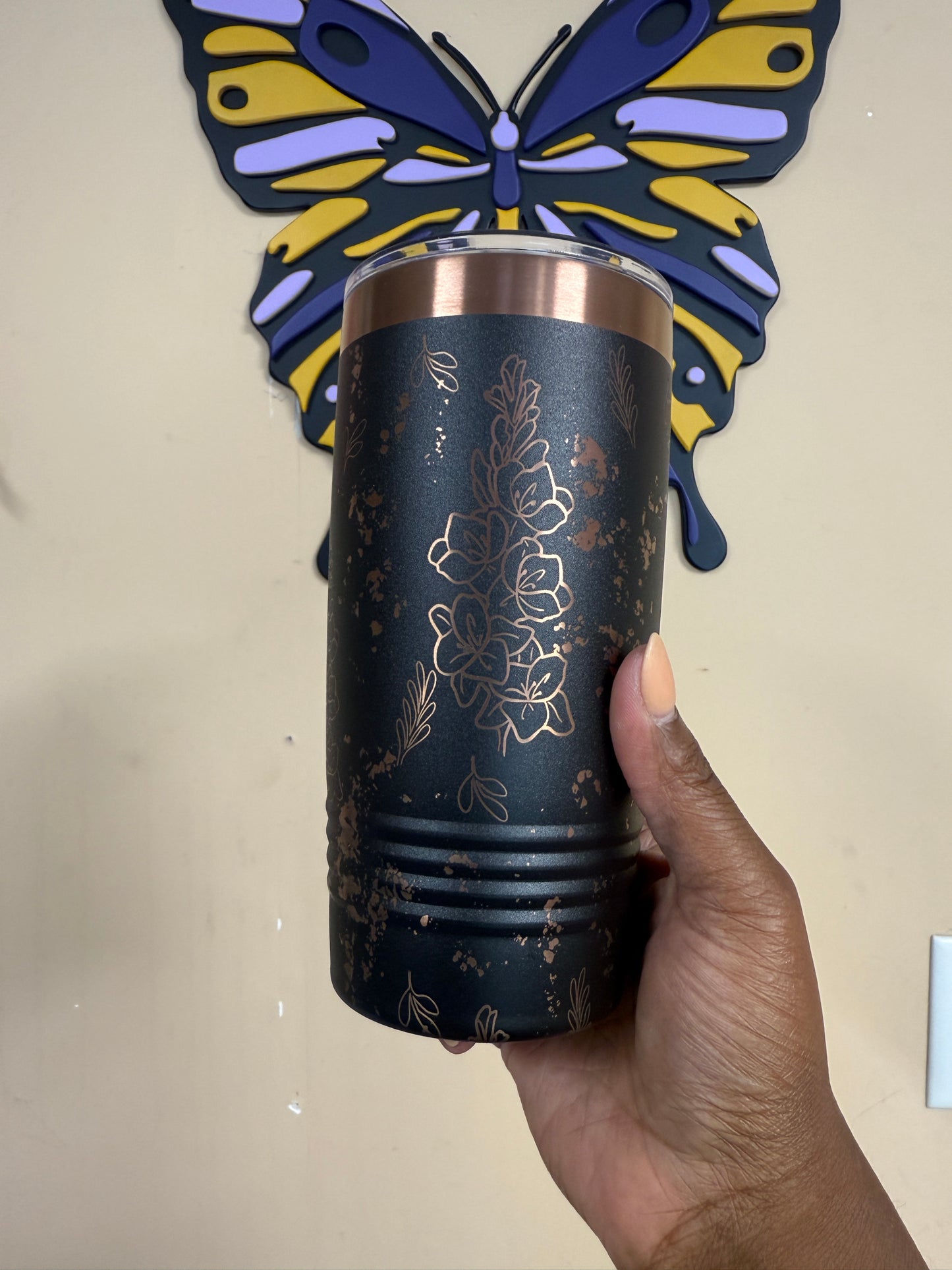 Gladiolus Birth Flower Tumbler – August Collection
