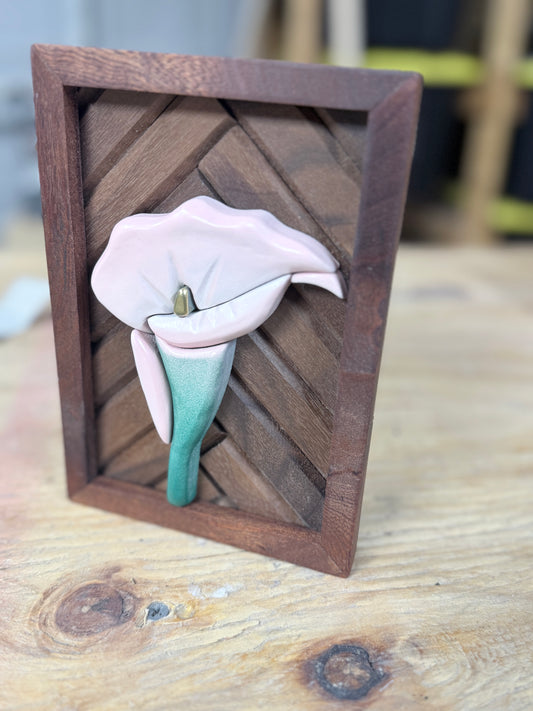 Mini wood art with Lily
