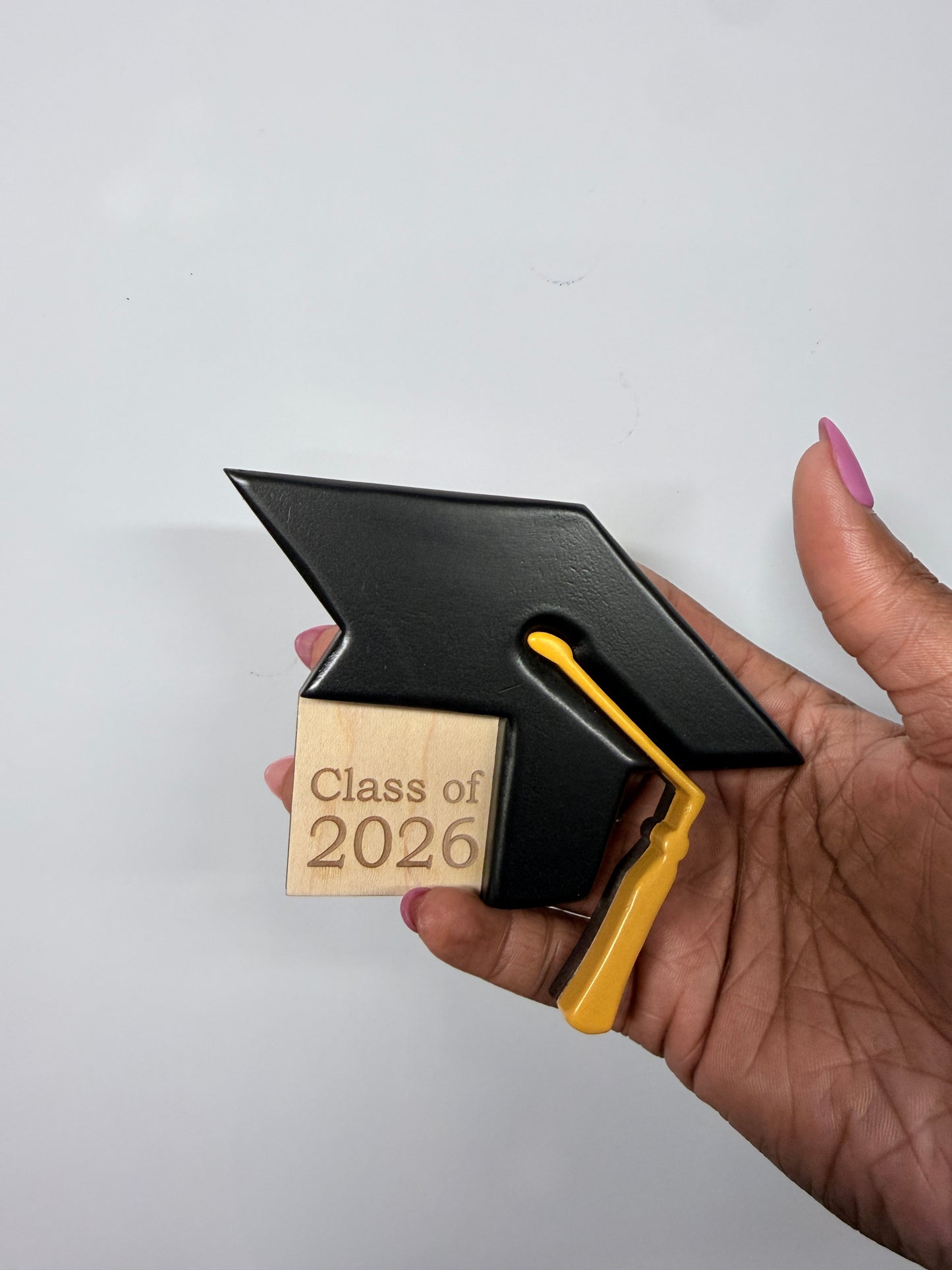 Graduation Cap | Dimensional Wood Magnet