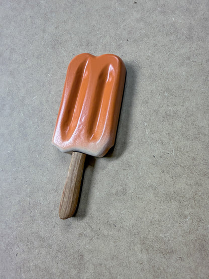 Orange Creamsicle Mini Wood Art