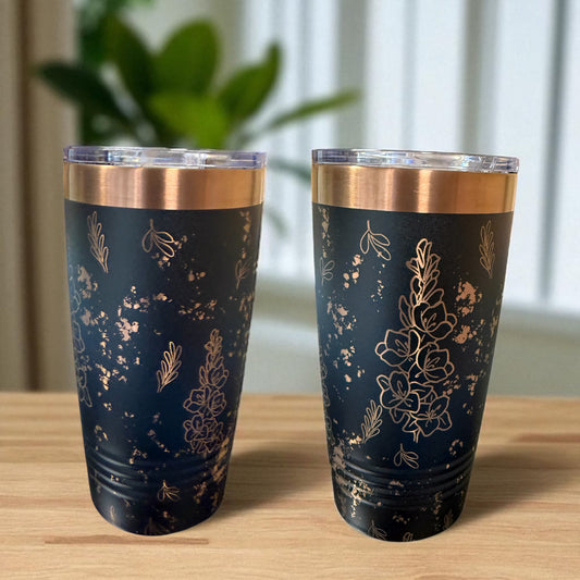 Gladiolus Birth Flower Tumbler – August Collection