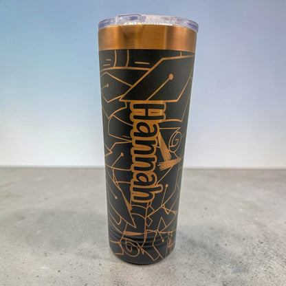 Graduation Caps | 22 oz. Engraved Tumbler
