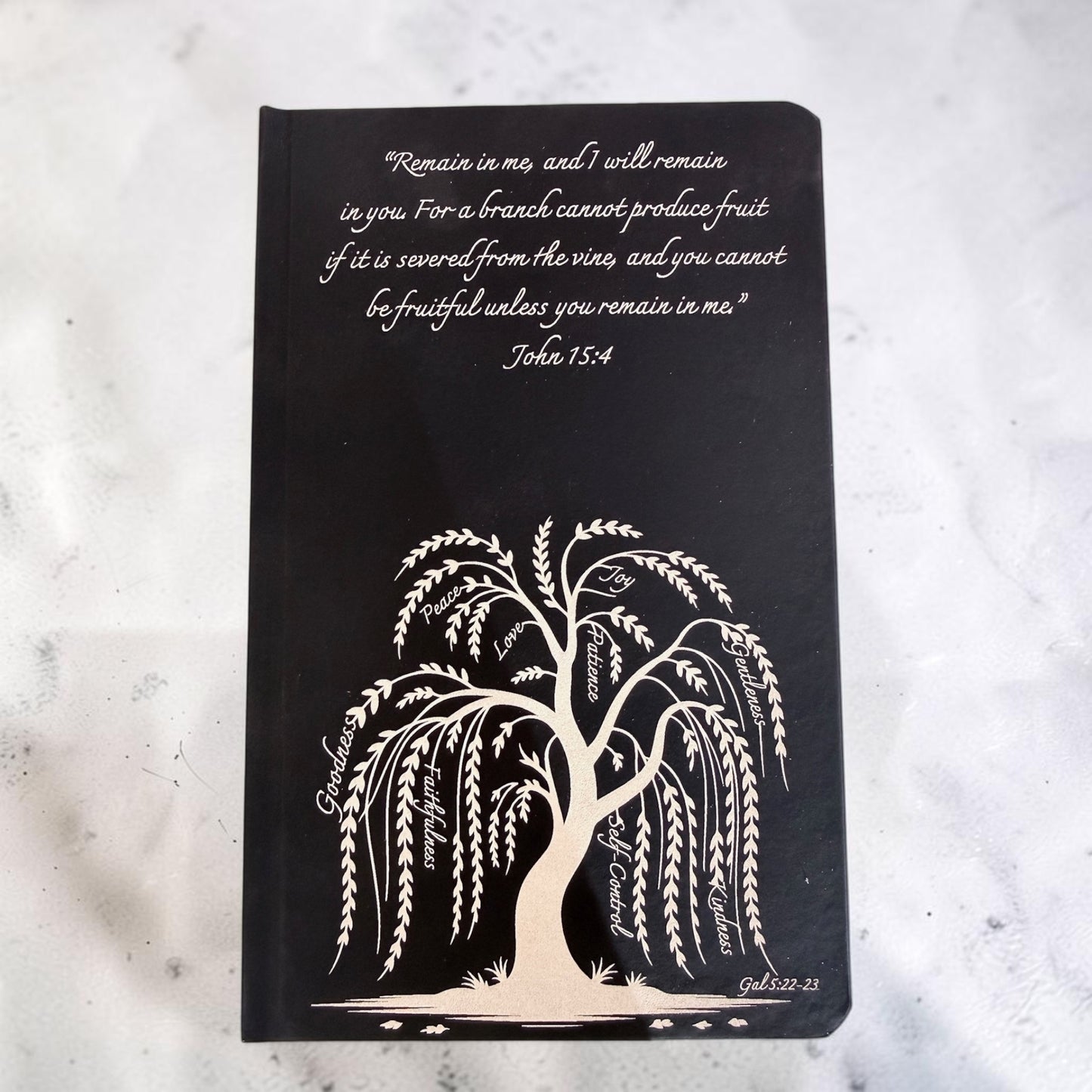 Fruit of the Spirit Engraved Journal | John 15:4