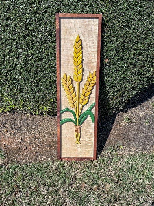 Wheat | Dimensional Wood Wall Art