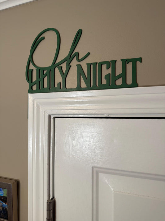 Oh Holy Night • Corner Christmas Script Accent