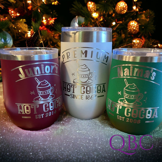 Custom Hot Cocoa Mug – Personalized Laser Engraved