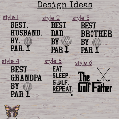 Best Dad by Par | Engraved Golf Tumbler