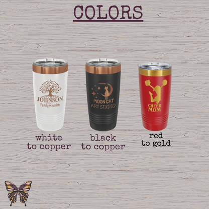 Holy Night Christmas Engraved Tumbler