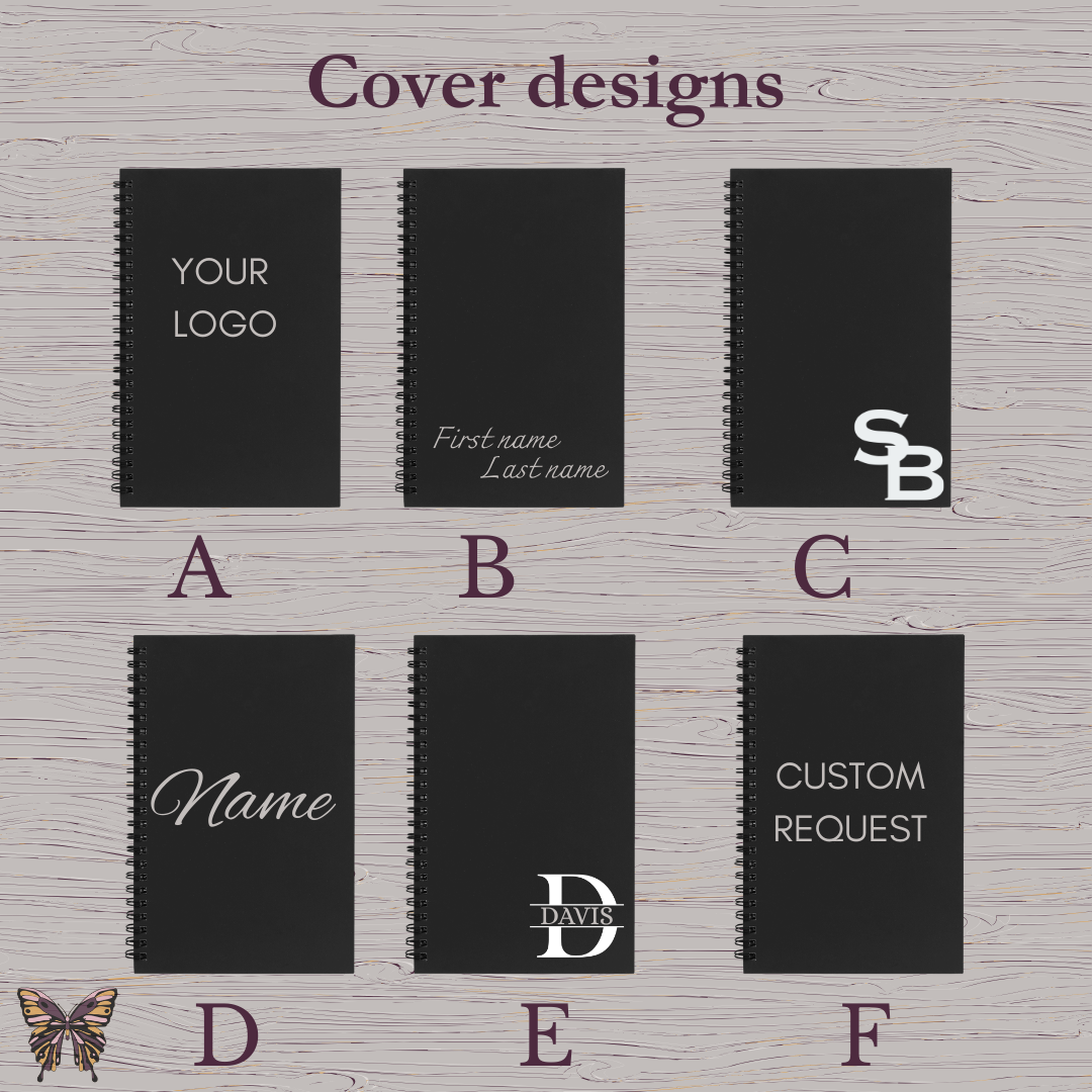 Personalized Engraved Spiral Journal