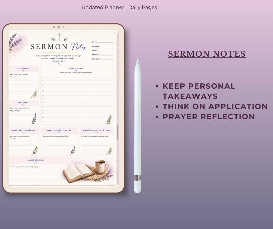 Creating With Purpose | Digital Faith Planner for Christian Women | Bible Study, Prayer, Creative Business & Life Organization