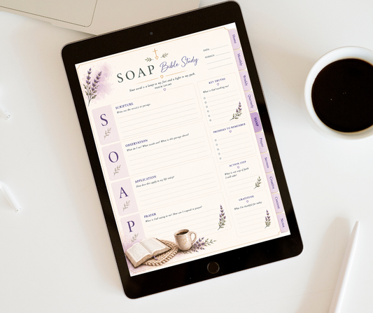 Creating With Purpose | Digital Faith Planner for Christian Women | Bible Study, Prayer, Creative Business & Life Organization