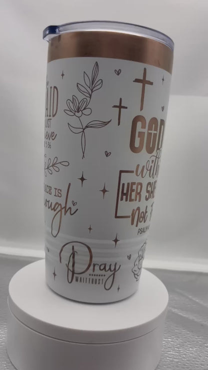 Scripture Engraved Tumbler – 20oz